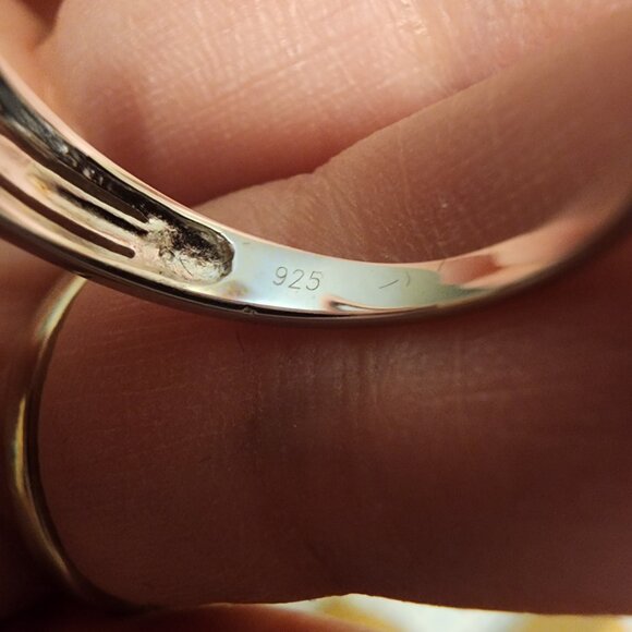 Women’s White Gold Rhodium Over Sterling Silver Diamond Ring – Size 7, 0.45 CTW - Picture 11 of 12